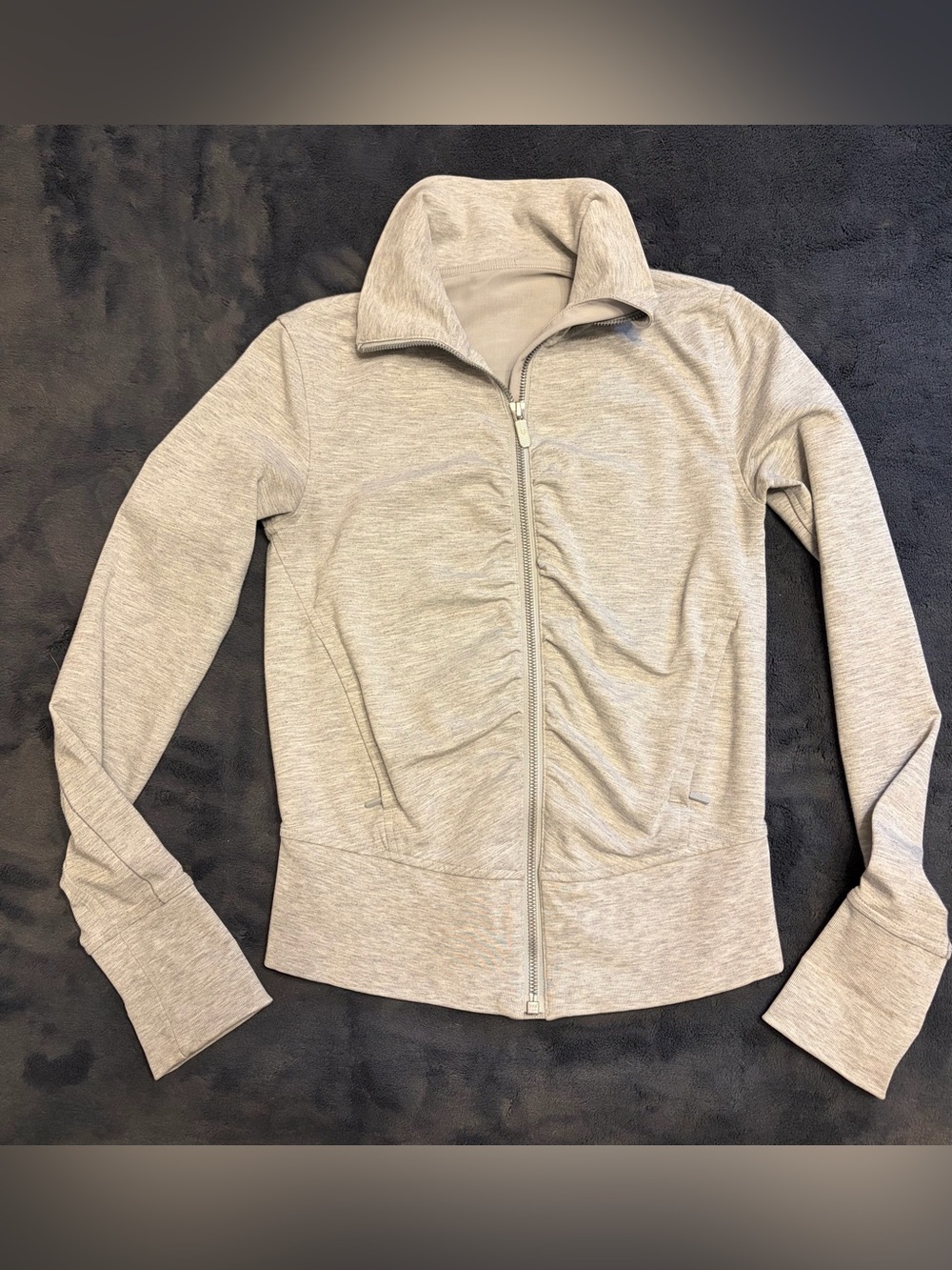 XS Lululemon - Light Gray Women's Zip-Up Jacket